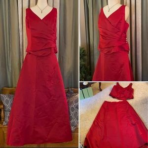 🎉HP🎉 Mori Lee Formal Gown 2 piece Skirt Top